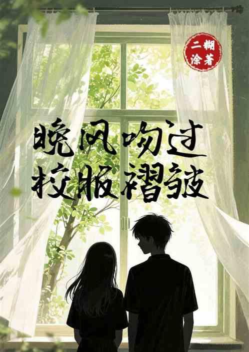 晚风吻过校服褶皱。